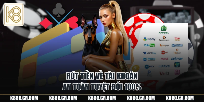 Rút tiền từ tài khoản an toàn tuyệt đối 100%